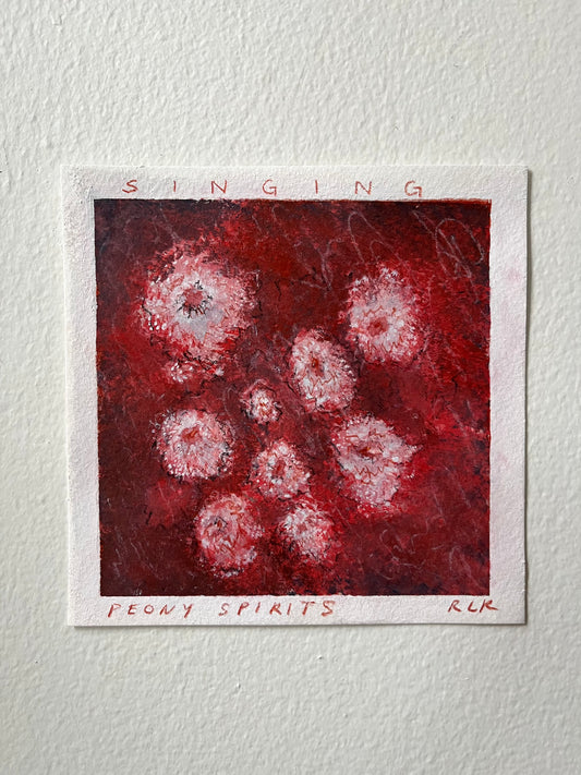 Singing peony spirits (blood red)